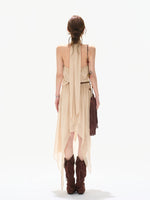 Lace Halter Maxi Dress