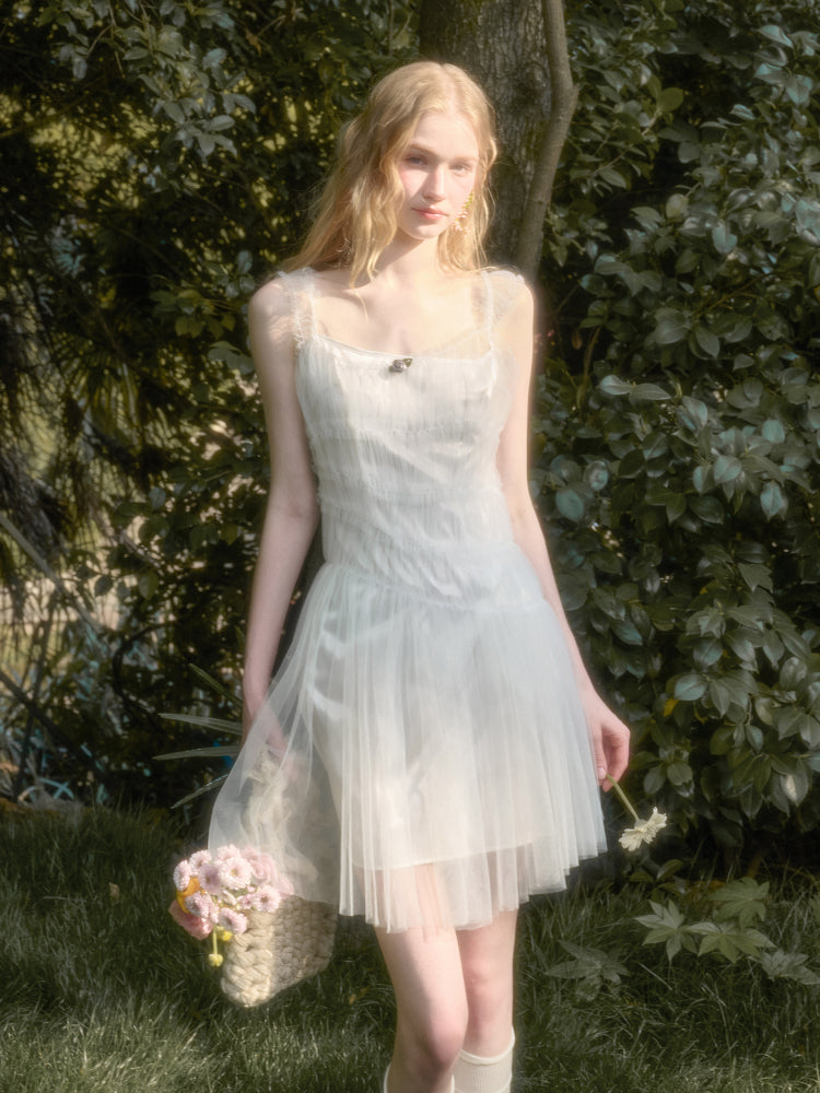 Soft Summer Lightweight Tulle Dress