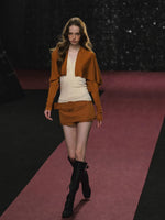 Wide Belt Skirt Shorts