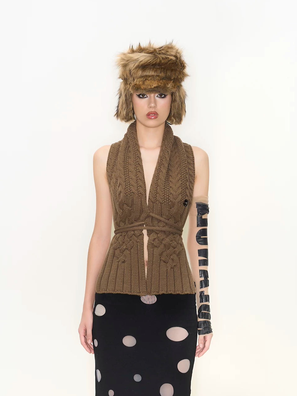 Convertible Knit Scarf Top