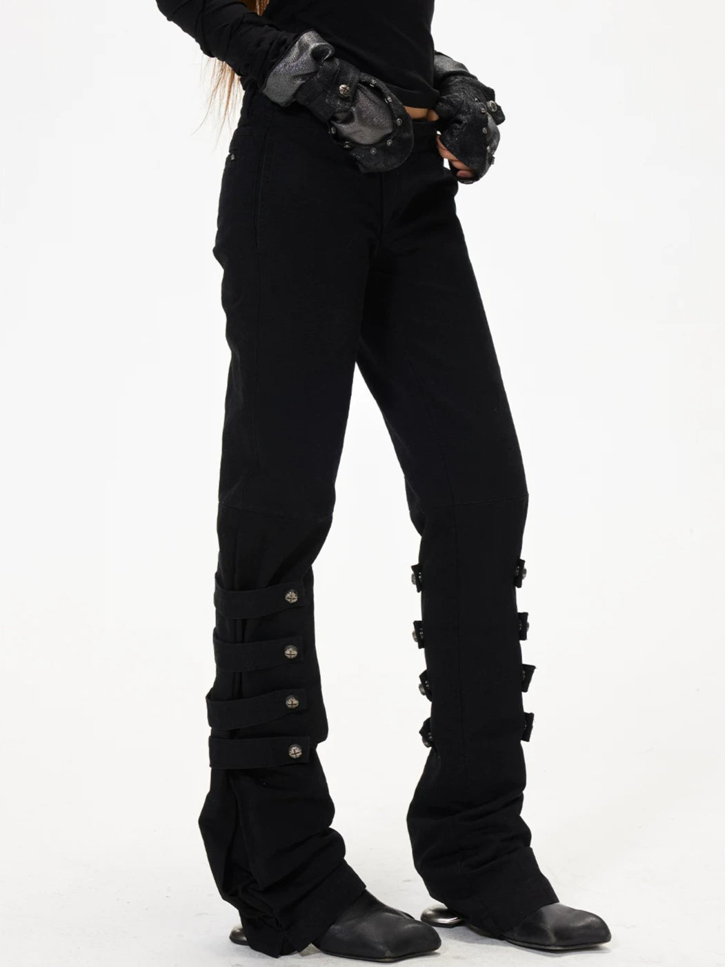 Low Rise Flare Pants