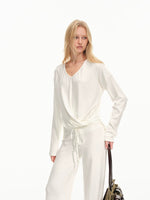 Twist Top & Lounge Pants Set