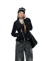 Vintage Patchwork Cropped Jacket