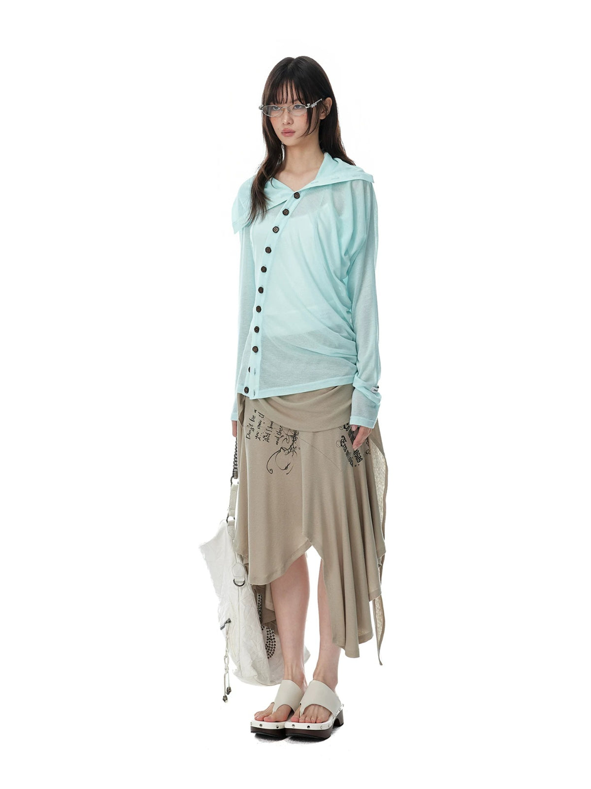 Mint Layered Sun Protection Shirt