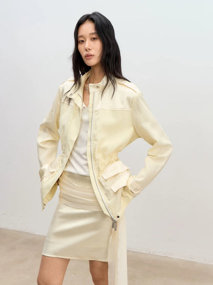 Linen Quilted Jacket