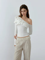 Layered Ruffle Off Shoulder Top