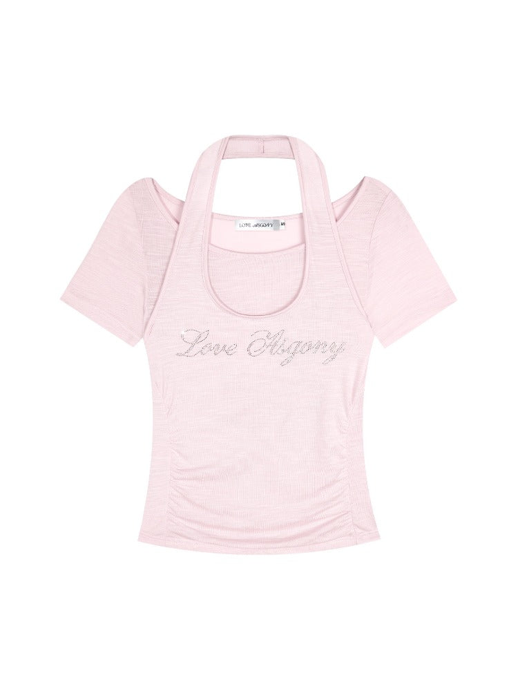 Layered Rhinestone T-shirt
