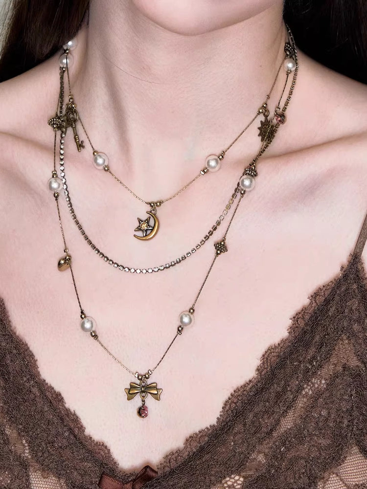 Vintage Layered Chain Necklace