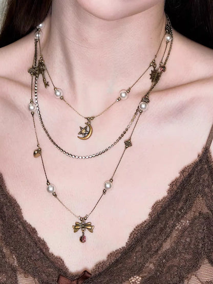 Vintage Layered Chain Necklace