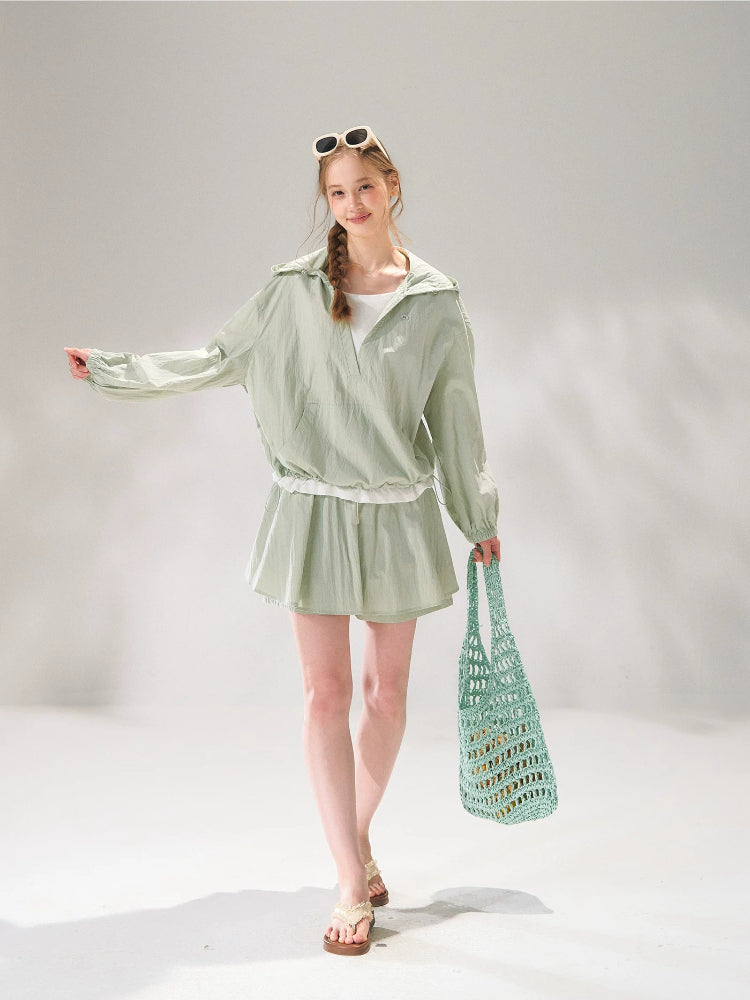 Hooded Drawstring Set