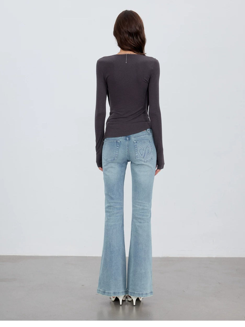 Layered V-Neck Blend Top
