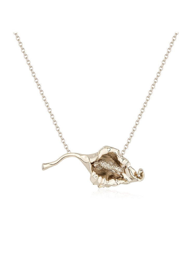 Floral Fine Chain Necklace