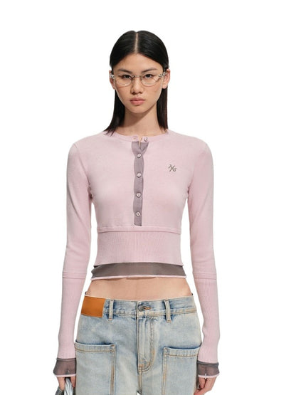 Norman Wool-Blend Layered Knit T-Shirt