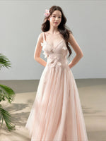 Floral Tulle Slip Maxi Dress