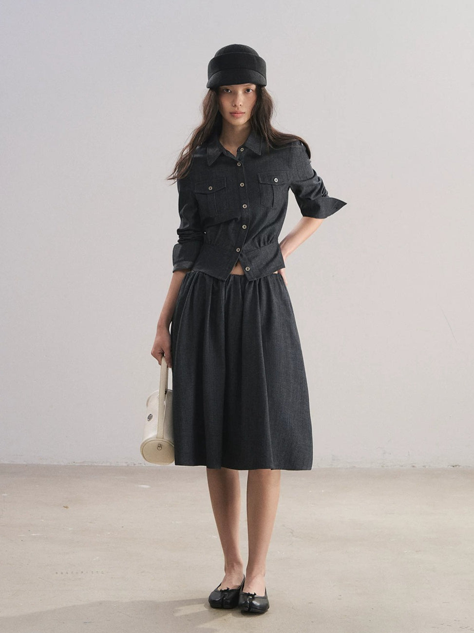 Cargo Shirt &amp; Skirt Set
