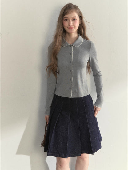 Peter Pan Collar Layering Tee