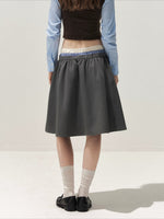 Ballet Pleated A Line Skirt