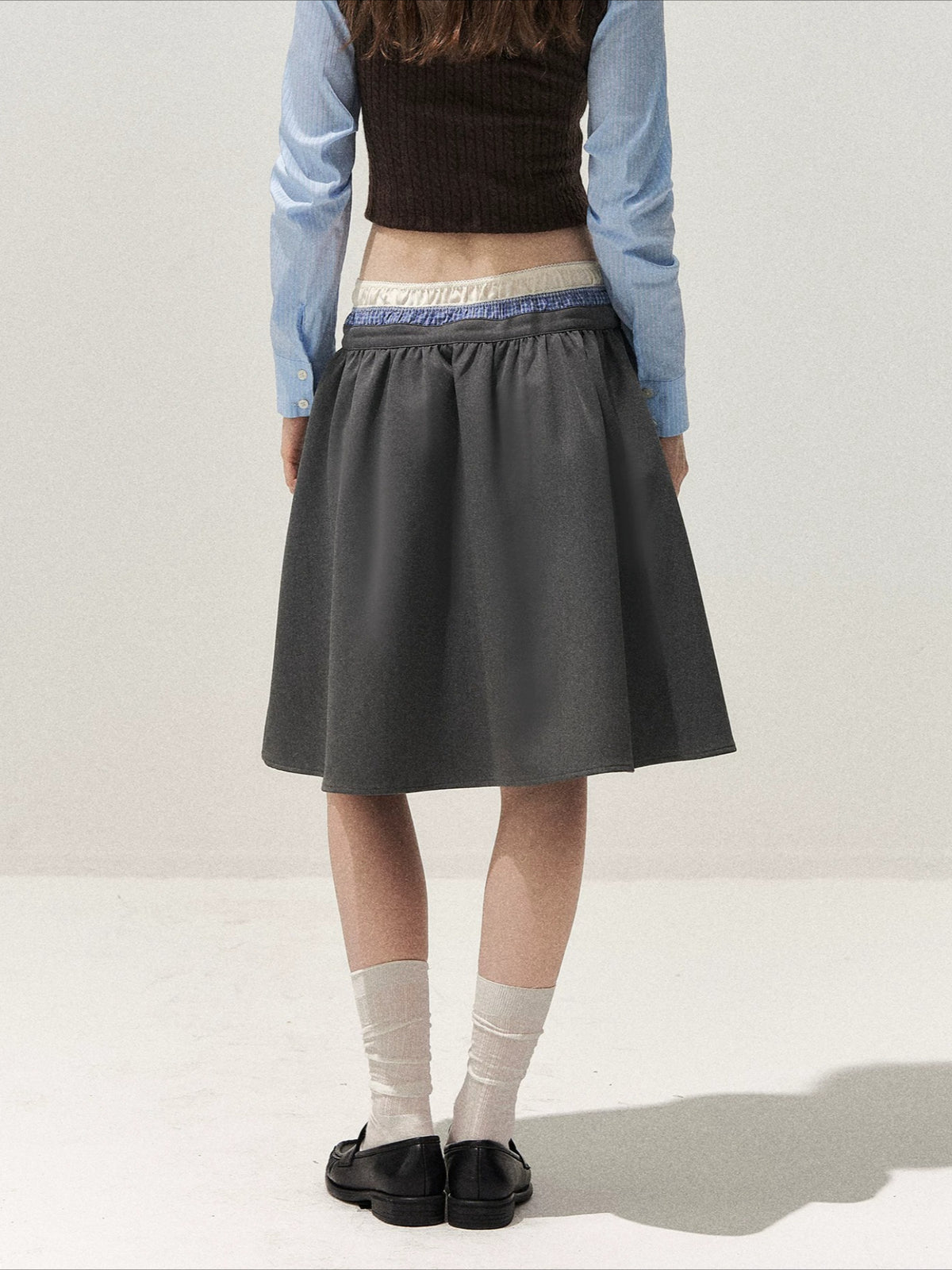Ballet Pleated A Line Skirt
