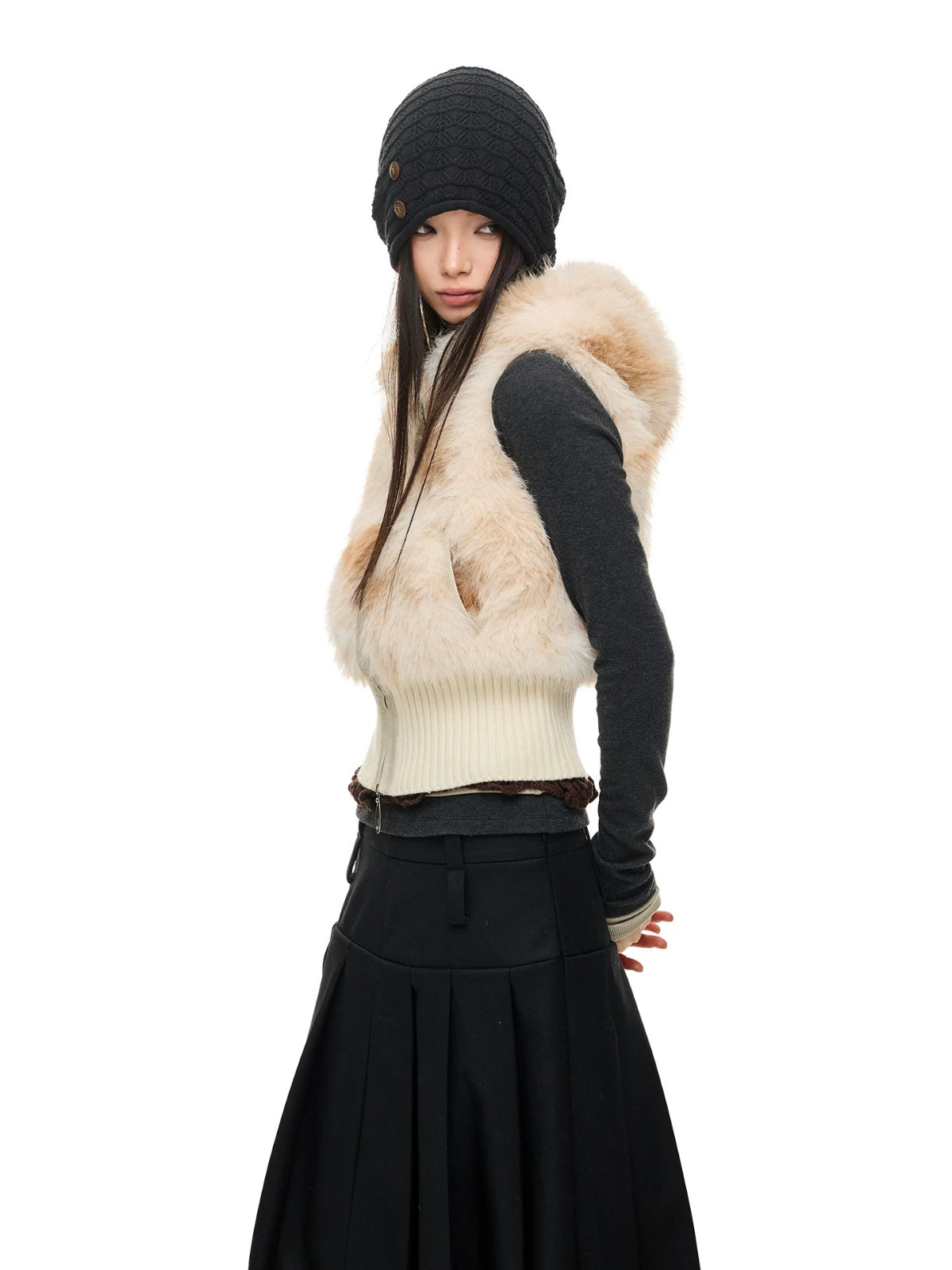 Leopard Faux Fur Vest