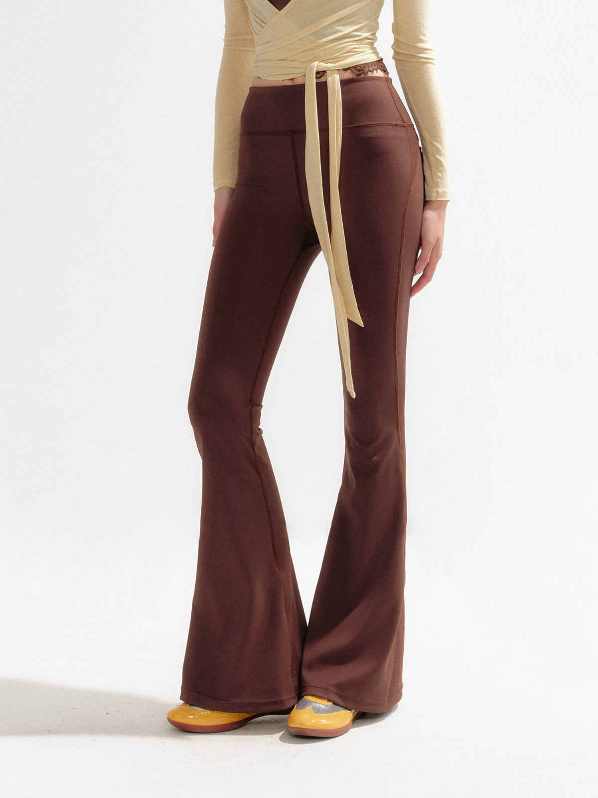 Low Waist Flared Yoga Pants
