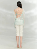 Sheer Knit Cover Top