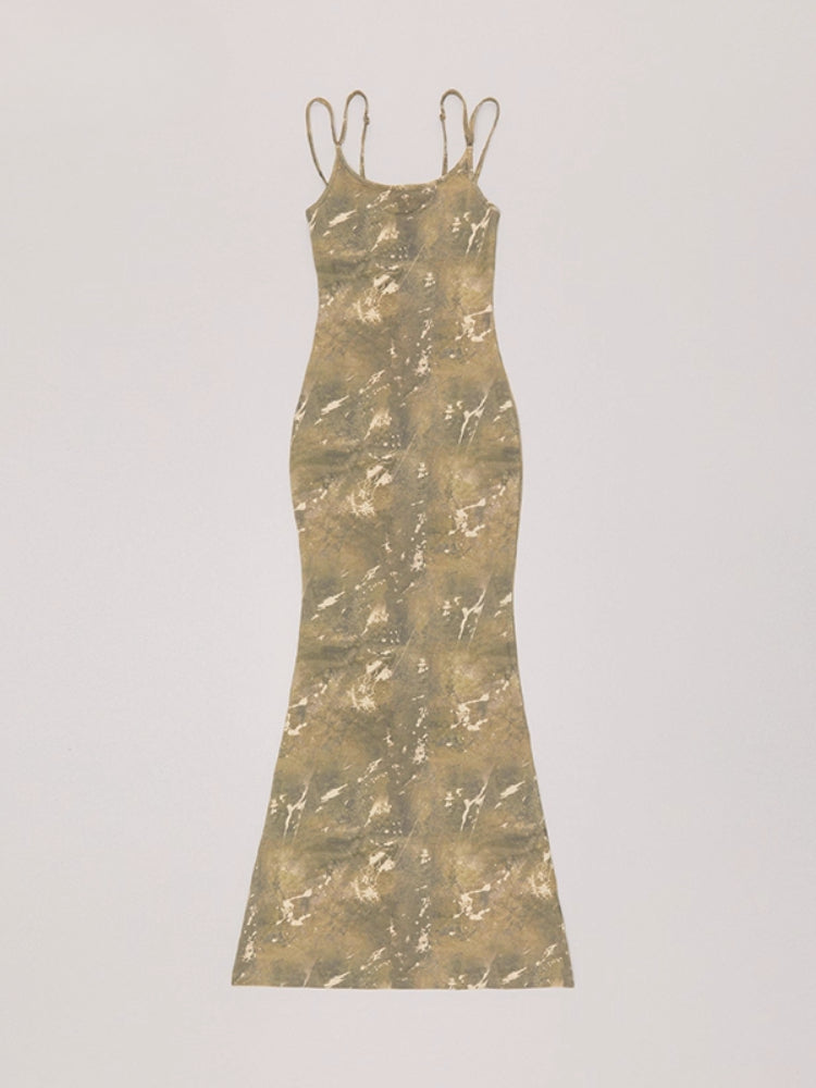 Wildworld Mermaid Knitted Silk Brace Dress