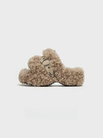 Teddy Platform Slippers