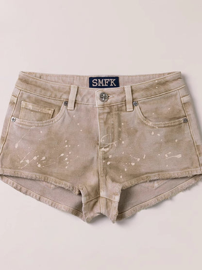 Rage Wild Denim Shorts Low Wild Cowboy Brown