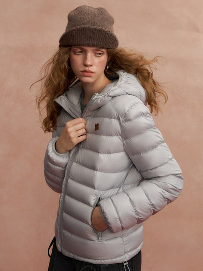 Lace Hood Down Puffer