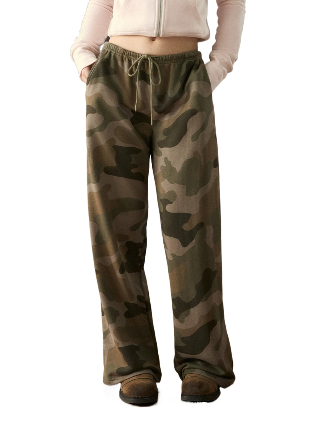 Vintage Camo Wide Leg Pants