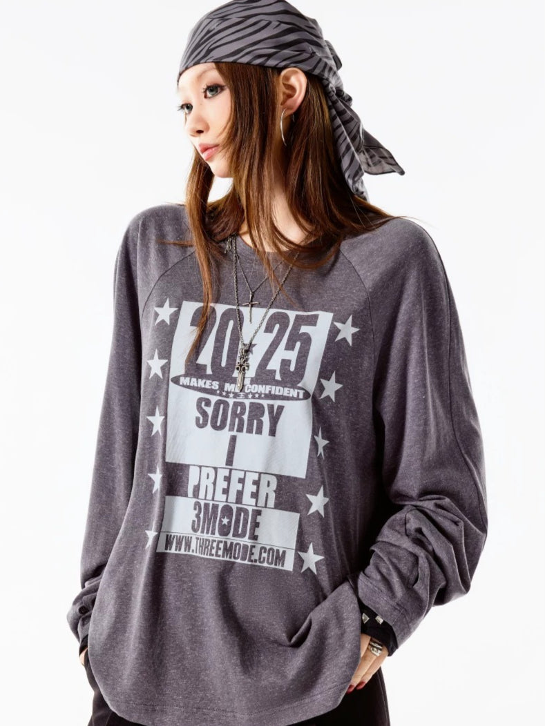 Vintage Letter T-shirt