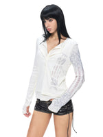 Y2K V-Neck Slim Fit T-Shirt