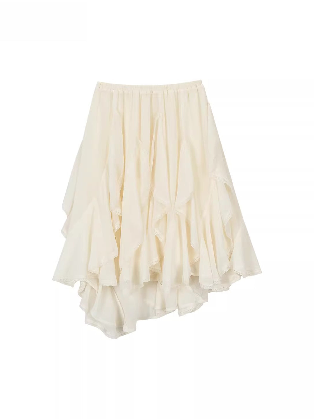 Draped Asymmetrical Skirt