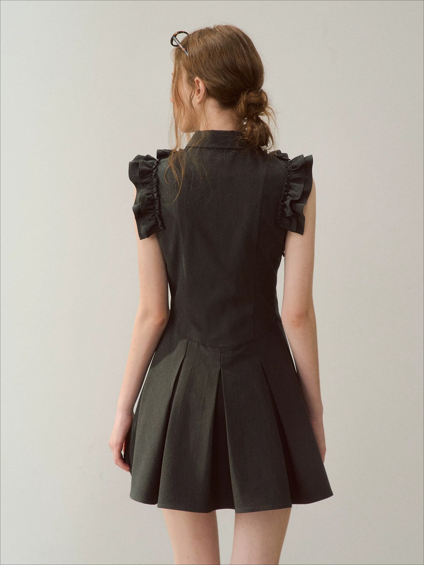 Ruffle Collar Dress
