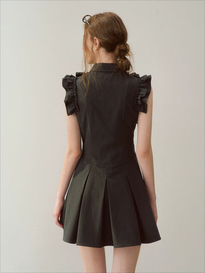 Ruffle Collar Dress