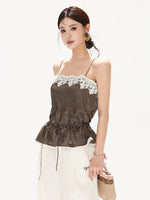 Lace Trim Cami Top
