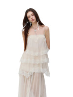 Tiered Lace Cami Set
