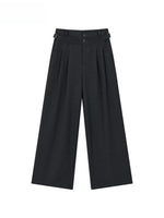 Pinstripe Wide Leg Trousers