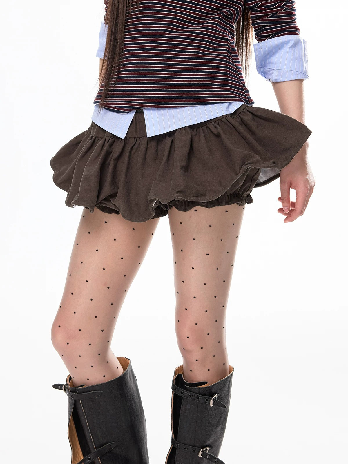 Vintage Pleated Ballet Skort