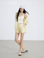 Lace Splice Polo Set