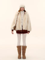 Reversible Plaid Teddy Jacket