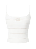 Ice Feel Striped Knit Vest