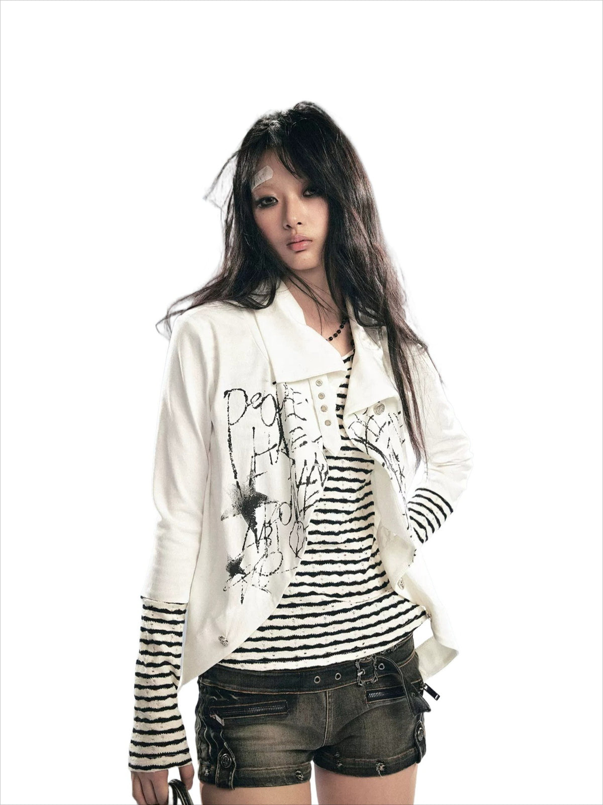 Punk Layered Knit Top
