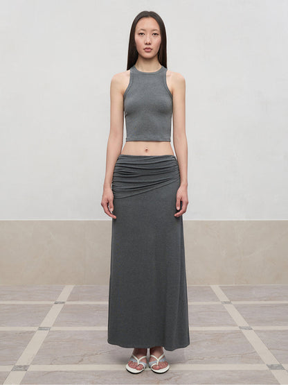 High Elastic Sleeveless I-Back Vest