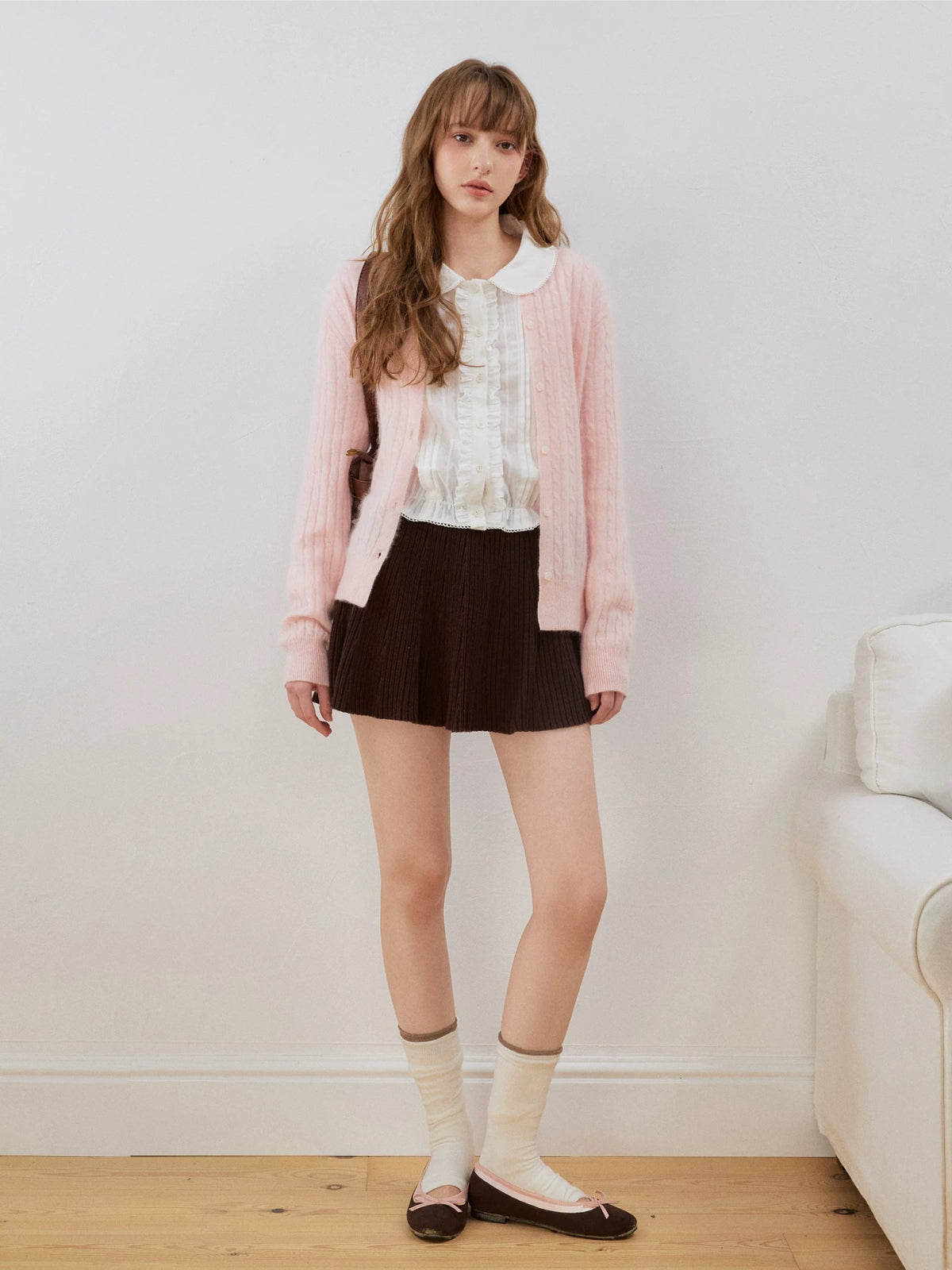 Collar Puff Sleeve Shirt