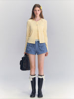 Blue Cargo Shorts