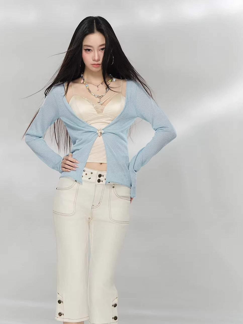 Shimmer Knit Cardigan