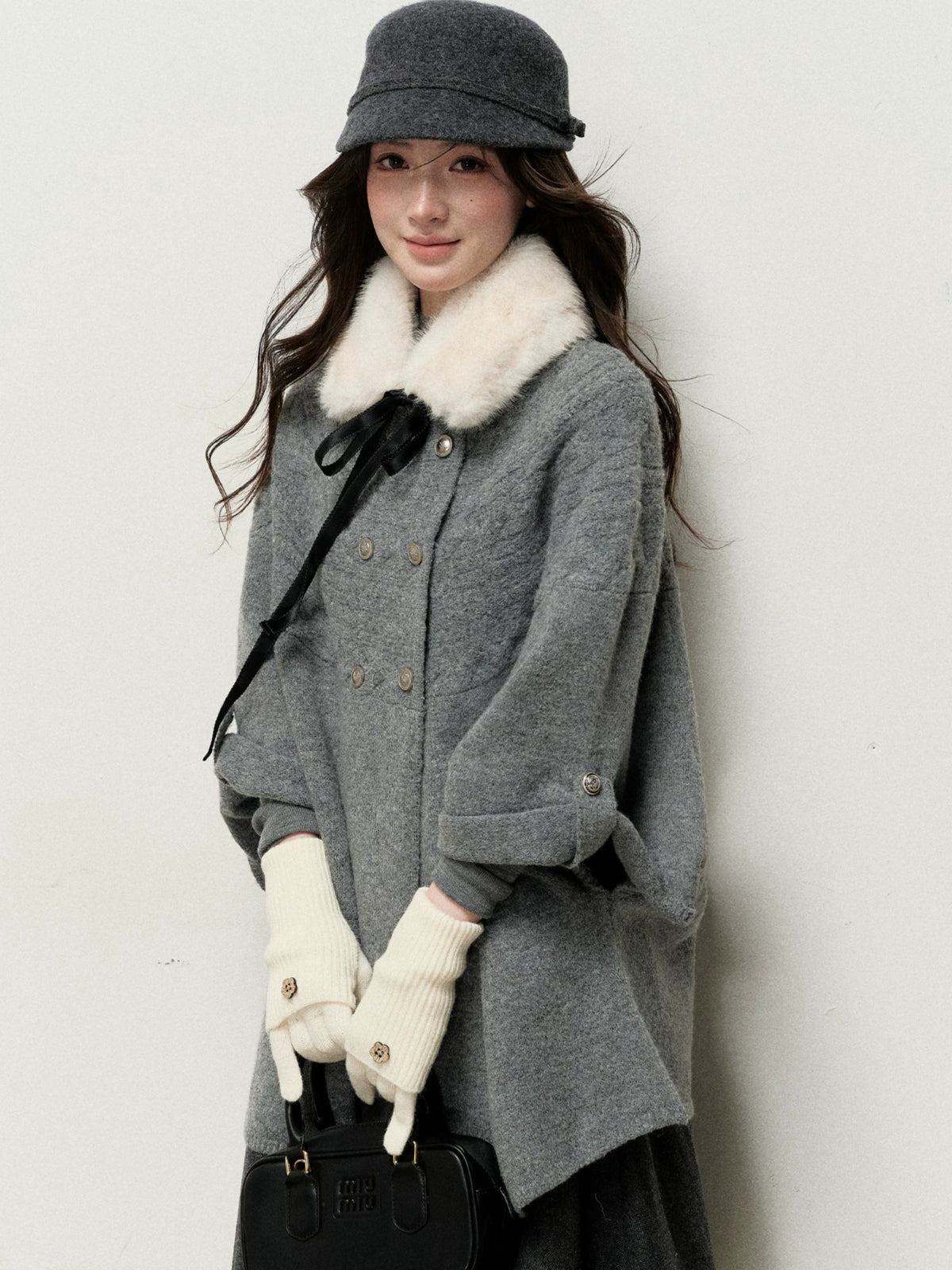 Cable Knit Cape Cardigan