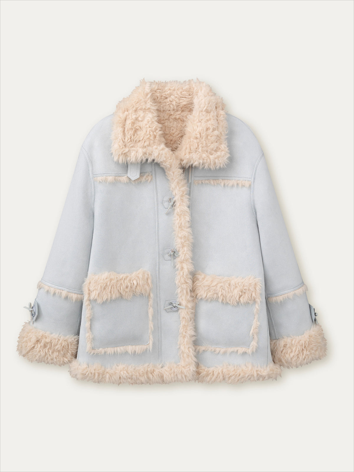 Reversible Faux Shearling Coat