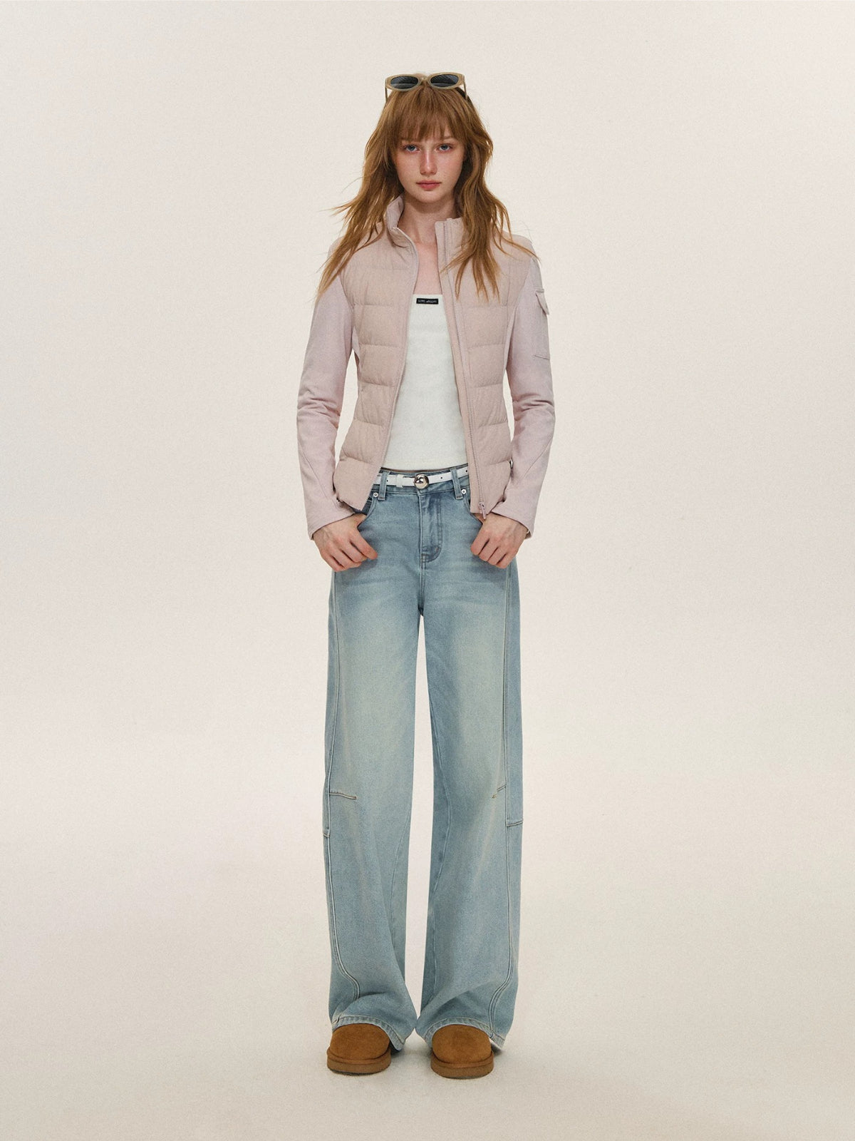 Washed Wide Leg Jeans